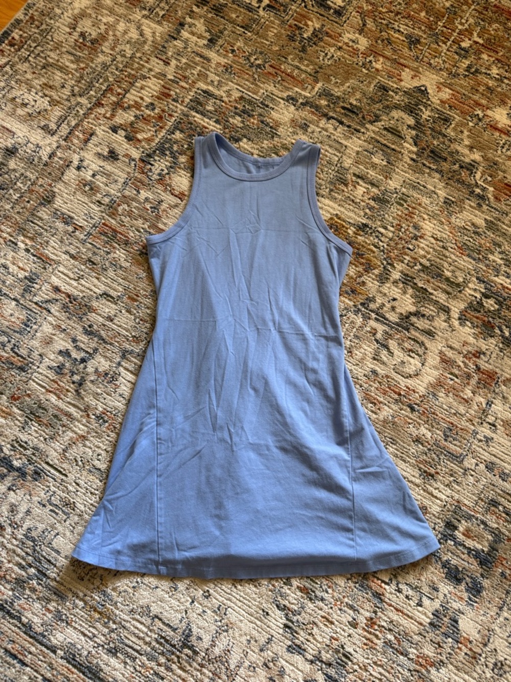 a new day Light Blue Sleeveless A-Line Dress